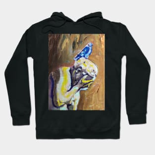 Pigeon on a statue Hoodie